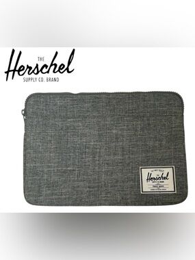 HERSCHEL SUPPLY CO. ANCHOR LAPTOP SLEEVE 14 INCH RAVEN CROSSHATCH